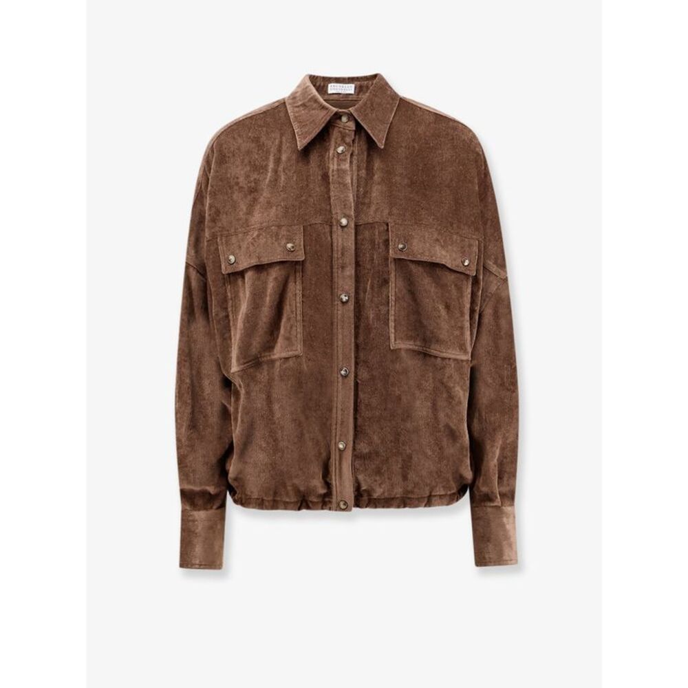 Brunello Cucinelli Women Corduroy Shirt